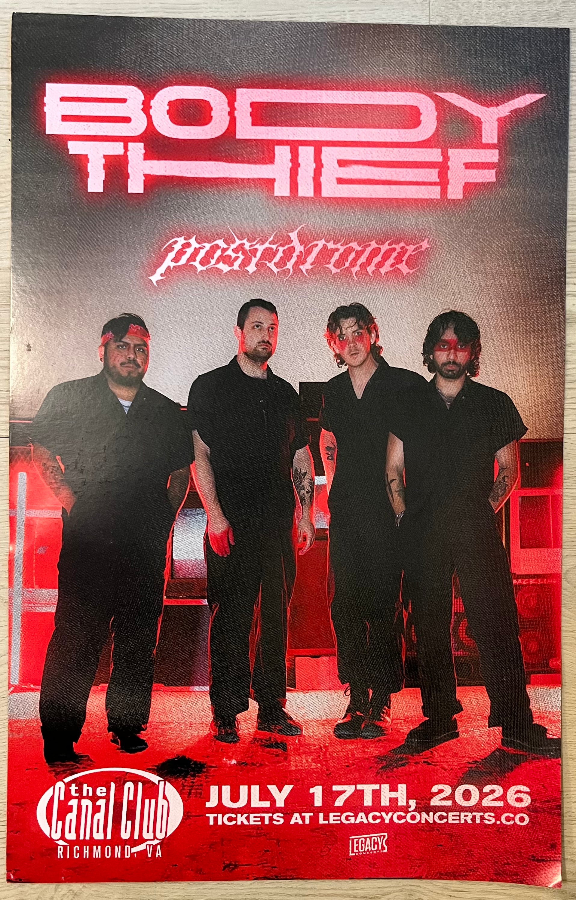 Poster from Richmond, VA Canal Club